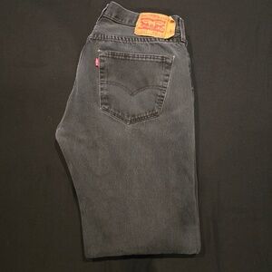 Levis 501 Black (Faded) 36x32